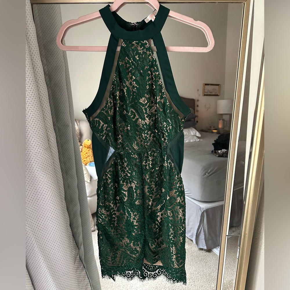 Size M green Lacey dress